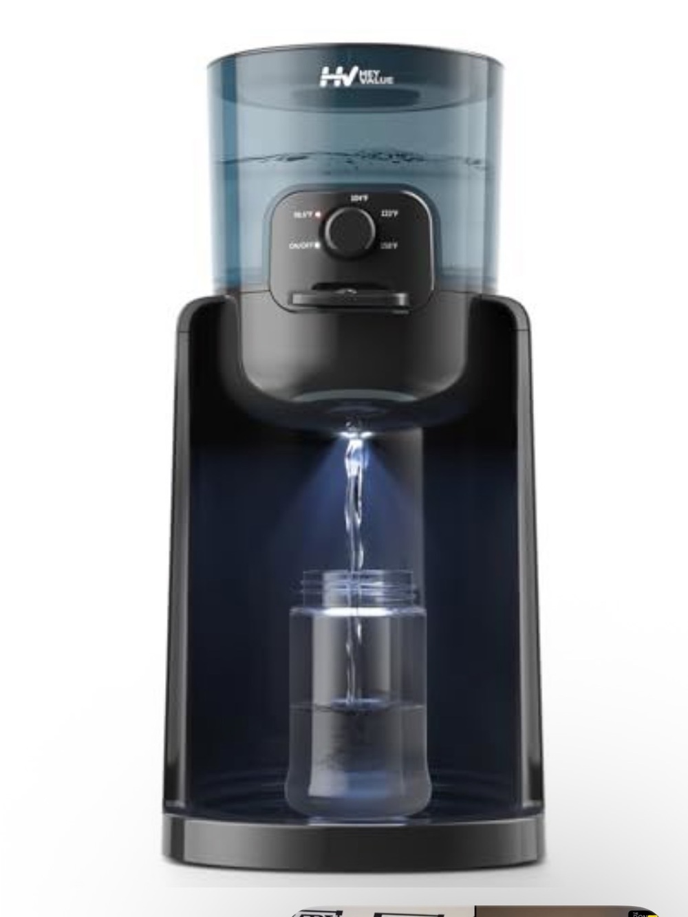Blue and Black Baby Bottle Warmer Formula Maker